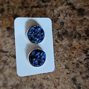 Handmade Druzy resin earrings